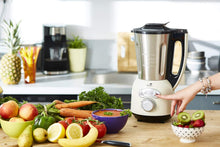 Load image into Gallery viewer, Senya SYCP-HB008R Cook &amp; Ice V3 Red Stainless Steel Heated Blender, Soup Blender/Milled Soup, Steaming, Crushed Ice Smoothies, 1, 5L, 1400W, SYCP-HB008R