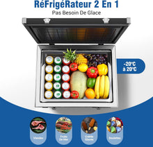 Load image into Gallery viewer, AAOBOSI 45L Glacière à Compresseur, Glaciere Électrique -20℃ à 20℃, Frigo Camion APP&amp;Bouton Contrôle, 12/24V DC et 100-240V AC Glaciere Camping Pour Voiture, Camion, Bateau et Prise De Courant
