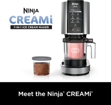 Load image into Gallery viewer, Ninja CREAMi Deluxe Ice Cream &amp; Frozen Treat Maker for Ice Cream, Sorbet, Milkshakes, Frozen Yogurt, &amp; More, 11-in-1, XL Capacity, Silver, Includes (2) Family-Sized 24 oz. Tubs, NC501