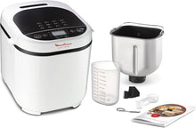 Load image into Gallery viewer, Moulinex OW220830 Bread Maker with 17 Programmes Plastic Black/Purple 31 x 29 x 29 cm