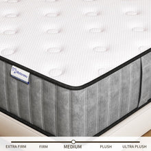 Load image into Gallery viewer, Matoresu Double Mattress 160 x 190 cm Memory Foam Height 25 cm Medium Rigid H3 Ergonomic 7 Zone Cold Foam Comfortable Breathable Fabric Cover