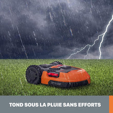 Load image into Gallery viewer, WORX LANDROID Vision WR206E.1, Robot Tondeuse sans Fil périphérique 600 m² Surf.Max 700 m², Installation en 30 Min, Caméra 4K + IA Adaptative, évite Tous Les Obstacles, Coupe des Bordures, Multizone