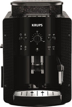Load image into Gallery viewer, Krups EA8108 fully automatic coffee machine (automatic cleaning, 2 cup function, milk system with CappucinoPlus nozzle, 15 bar, coffee machine, espresso) black
