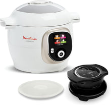 Load image into Gallery viewer, Moulinex Cookeo Mini Smart High Pressure Multicooker, 3L, 2 People, 150 Built-in Recipes, Unattended Cooking, Step-by-Step Guide, Compact, Moulinex App CE880410