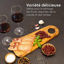 Load image into Gallery viewer, Vita5 Nobel Pro6 Deshydrateur Alimentaire avec 6 Plateaux en Inox - Déshydrateur avec Minuterie 24h et Température 35-75 °C - Deshydrateur Viande, Fruits, Champignons - 650W Déshydrateur Alimentaire