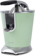 Load image into Gallery viewer, H.Koenig AGR80 160W Professional Electric Citrus Juicer Stainless Steel Lever and Filter Drip Free BPA Free Dishwasher Safe Parts