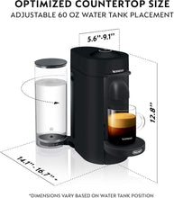 Load image into Gallery viewer, Nespresso Vertuo Plus Coffee and Espresso Maker By De'Longhi, Ink Black