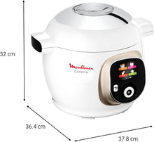 Load image into Gallery viewer, Moulinex Cookeo Mini Smart High Pressure Multicooker, 3L, 2 People, 150 Built-in Recipes, Unattended Cooking, Step-by-Step Guide, Compact, Moulinex App CE880410