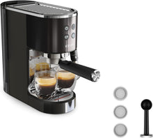Load image into Gallery viewer, Krups Virtuoso+, Machine expresso, Machine a cafe à pompe, expresso machine a cafe moulu ou dosettes, 15 bars, Inox, Buse vapeur, Espresso et cappuccino, XP444G10