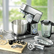 Load image into Gallery viewer, Antara Pro KitchenCook Stainless Steel Mixer with Mincer 5.5 L Grey