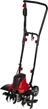 Load image into Gallery viewer, Einhell Motobineuse électrique GC-RT 1545 M (puissance de 1 500 W, moteur série, interrupteur de sécurité 2 points, débrayage anti-surcharge, guidon repliable, fraises de binage robustes)
