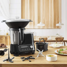 Load image into Gallery viewer, Moulinex Clickchef Compact Multi-Function Cooker, 3.6 L, 1400 W, 5 Programs, 32 Functions, Built-in Kitchen Scale, Steamer, Mixer HF456810 [Control Screen]
