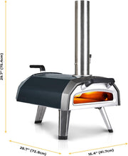 Load image into Gallery viewer, Ooni Karu 2 four à pizza multi-combustibles pour l'extérieur Four à pizza portable au bois et au gaz Pizzeria pour l'extérieur Four à pizza pour des pizzas authentiques cuites à la pierre