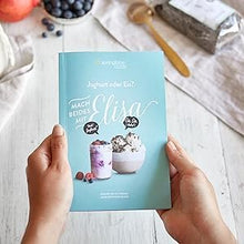 Load image into Gallery viewer, Elisa 2.0L Ice Cream Maker and Yogurt Maker with 180W Self-Cooling Compressor, Stainless Steel Ice Cream Maker with Cooling and Heating Function, Recipe Booklet Included