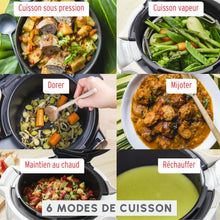 Load image into Gallery viewer, Moulinex Cookeo Mini Smart High Pressure Multicooker, 3L, 2 People, 150 Built-in Recipes, Unattended Cooking, Step-by-Step Guide, Compact, Moulinex App CE880410