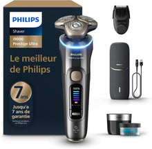 Load image into Gallery viewer, Philips Rasoir i9000 Prestige Ultra, Rasoir électrique 100% étanche, Technologie Skin IQ Pro, Système Triple Lift &amp; Cut, Lames de précision NanoTech rotatives 360°, 5 modes de rasage, XP9401/38