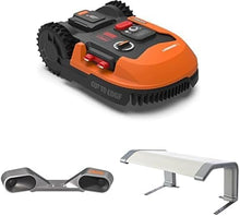 Load image into Gallery viewer, WORX LANDROID Vision WR206E.1, Robot Tondeuse sans Fil périphérique 600 m² Surf.Max 700 m², Installation en 30 Min, Caméra 4K + IA Adaptative, évite Tous Les Obstacles, Coupe des Bordures, Multizone