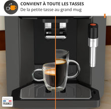 Load image into Gallery viewer, Krups Sensation C50, Machine à café grains, machine expresso, 5 boissons accès direct, Interface tactile, Facile à utiliser, Nettoyage automatique, Buse vapeur Cappuccino, Fabriqué en France EA910810