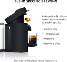 Load image into Gallery viewer, Nespresso Vertuo Plus Coffee and Espresso Maker By De'Longhi, Ink Black