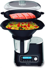 Load image into Gallery viewer, Moulinex Clickchef Compact Multi-Function Cooker, 3.6 L, 1400 W, 5 Programs, 32 Functions, Built-in Kitchen Scale, Steamer, Mixer HF456810 [Control Screen]