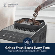 Load image into Gallery viewer, De'Longhi Magnifica Evo Automatic Espresso &amp; Coffee Machine with Manual Milk Frother, Built-in Grinder &amp; Auto-Clean Function - For Latte, Cappuccino, Americano, Iced Coffee, ECAM29043SB