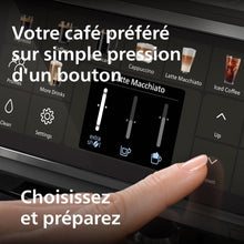 Load image into Gallery viewer, Philips Série 5400 Machine Expresso - Café à Grain - LatteGo Mousseur à Lait, 12 Spécialités de Café, Affichage Intuitif, 4 Profils Utilisateur, Noir (EP5441/50)