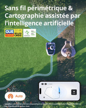 Load image into Gallery viewer, Navimow i105E Robot Tondeuse sans Fil périphérique, Recommandé 500 m², Max. 600 m², RTK+Vision Tondeuse Robot Gazon, IA cartographie Automatique, Limite virtuelle, Gestion multizone