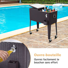 Load image into Gallery viewer, Glacire  Roues Verrouillables 76L Dessert de Glace avec Dcapsuleur et Rceptacle  Capsules en PP de haute alimentaire Garder au Frais 72h 83 x 48 x 87 CM -