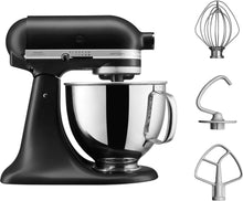 Load image into Gallery viewer, KitchenAid Robot Pâtissier I Artisan I Robot cuisine multifonctions à tête inclinable I Avec 4 accessoires I Bol de 4,8L | Crème