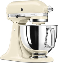 Load image into Gallery viewer, KitchenAid Robot Pâtissier I Artisan I Robot cuisine multifonctions à tête inclinable I Avec 4 accessoires I Bol de 4,8L | Crème