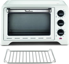 Load image into Gallery viewer, Moulinex Oven, 33 L, Rotating heat, Advanced convection, 6 cooking modes, Thermostat adjustable up to 240°C, Timer 120 min, Reversible grill, Silicone oven mitts, Optimo Black OX464811