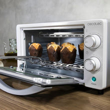 Load image into Gallery viewer, Cecotec Bake&amp;Toast 4600 Black Gyro Countertop Oven, 46 L, 2000 W, 12 Combinable Heating Functions, Includes Rotating Spindle, Crumb Catcher Tray.