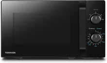Load image into Gallery viewer, Toshiba Micro-ondes 20L MW2-MM20P(BK), Micro-ondes sur Pied, 800W, 5 Niveaux de Puissance, avec Décongélation Facile, éclairage LED à l'intérieur, Noir