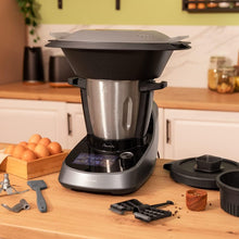 Load image into Gallery viewer, Cecotec Robot de Cuisine Mambo Black. 23 Fonctions, 10 Niveaux de Température, 1700W, 2,5 kg de Pâte, Cruche de 3,3L, 10 Vitesses, Minuterie, Température Réglable de 37 °C à 120 °C