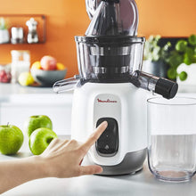 Load image into Gallery viewer, Moulinex Juice &amp; Clean ZU420E10 Fruit and Vegetable Juice Extractor, Vitamin Juice, Press, 150 W, 42 to 83 RPM, Fresh Fruit Juice, Jam, Grout, Sorbet, Automatic Cleaning