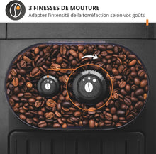 Load image into Gallery viewer, Krups Coffee Bean Machine, 1.7 L, 2 Cups Simultaneously, Automatic Cleaning, Steam Nozzle for Cappuccino, Espresso Maker, Essential Black YY8125FD