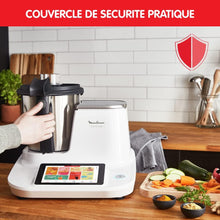 Load image into Gallery viewer, Moulinex Clickchef Compact Multi-Function Cooker, 3.6 L, 1400 W, 5 Programs, 32 Functions, Built-in Kitchen Scale, Steamer, Mixer HF456810 [Control Screen]