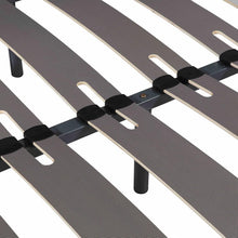 Load image into Gallery viewer, SAMPUR - Morpholattes bed base | 90 x 190 cm | 7 legs included | Grey | 25 cm high | epoxy lacquered metal frame | Extra wide slats | 5 support zones