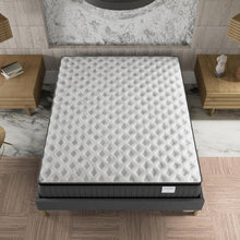 Load image into Gallery viewer, sensoreve November- Matelas Elekctra 140x190cm- Épaisseur 30cm- Hybride: Ressorts ensachés+Mousse Mémoire de Forme - Soutien Tonique &amp; indépendance de Couchage-Label SANITIZED(Anti bactérien/acarien)