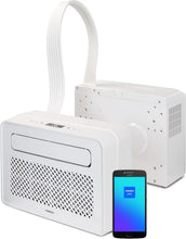 Load image into Gallery viewer, MEDION Smart Climatiseur Split P502 (5000 BTU, 3-en-1, Refroidir, Déshumidification, Ventilation, pour caravane, camping-car, kit de joint de fenêtre, mode sommeil, contrôle Wifi, Écran, MD 37735)