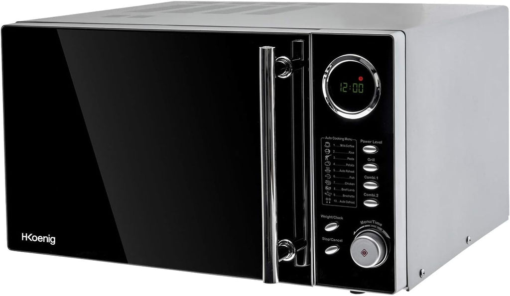 H.Koenig Compact Design Microwave 20L VIO4, Powerful 700W, Turntable 24.5 cm, Multifunction 5 Heating Levels and Defrost Function, Timer up to 30 min, Fast, Worktop