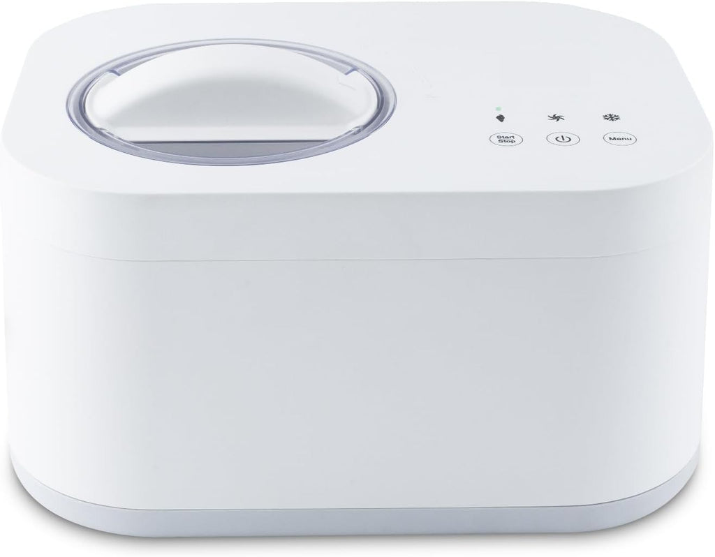 H.Koenig Professional Ice Cream Maker HF320, Electric Ice Maker 2L, 180 W, Refrigerant & Cold Maintenance - Sorbet and Ice Cream