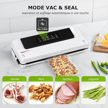 Load image into Gallery viewer, Bonsenkitchen Machine Sous Vide Alimentaire - Appareil de Mise Sous Vide pour La Cuisson Sous Vide et La Conservation des Aliments Frais, Y 40 Compris Les Sacs Sous Vide