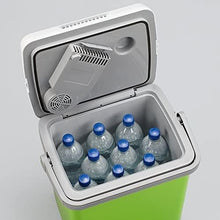 Load image into Gallery viewer, SEVERIN KB 2922 Electric Cooler (19 L) with Cooling and Keep Warm Function, Car Cooler with 2 Connections (Power Supply and Cigarette Lighter), Cool Box Green/Grey