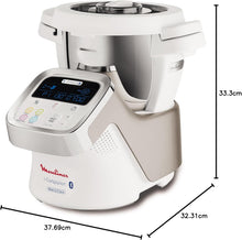Load image into Gallery viewer, Moulinex i-Companion XL Edition Pâtisserie, 1550 W, Recettes illimitées, Température entre 30° et 150°, Capacité utile 3 L (10 pers), 12 accessoires dont 6 de pâtisserie, Fabriqué en France HF90E700