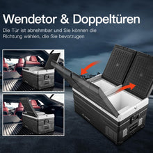 Load image into Gallery viewer, AAOBOSI 46 L Glaciere a Compression, Glaciere Electrique Double Zone, 12 V/24 V et 100-240 V Frigo Camping, -20 ℃ à 20 ℃, pour Voiture, Camion, Bateau, Camping-Car