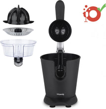 Load image into Gallery viewer, H.Koenig AGR80 160W Professional Electric Citrus Juicer Stainless Steel Lever and Filter Drip Free BPA Free Dishwasher Safe Parts