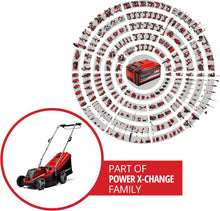 Load image into Gallery viewer, Einhell Tondeuse à gazon sans fil GE-CM 18/33 Li Kit Power X-Change (18V, Largeur de Coupe 33cm, Surface conseillée 200 m²) Livré avec Batterie 4,0 Ah et Chargeur