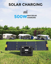 Load image into Gallery viewer, FOSSiBOT F2400 Station électrique portable CA 2400W (4800W Pic), Station Silencieux Solaire 2048Wh LiFePO4, Groupe Générateur Électrique Onduleur Alimentation de Secours à Domicile Camping