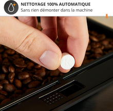 Load image into Gallery viewer, Krups Coffee Bean Machine, 1.7 L, 2 Cups Simultaneously, Automatic Cleaning, Steam Nozzle for Cappuccino, Espresso Maker, Essential Black YY8125FD